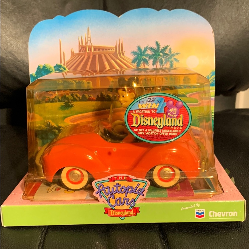Disneyland Autopia Orange Suzy Collectible Car-Vintage 🆕